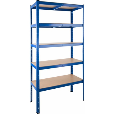 Scaffale da magazzino a 5 piani - scaffali, scaffali metallici, scaffalature - 175 kg - TECTAKE
