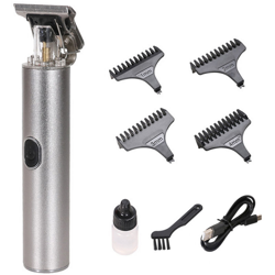 Tagliacapelli con testa a olio USB zero tagliacapelli seghettato T8 opaco - ASUPERMALL en oferta