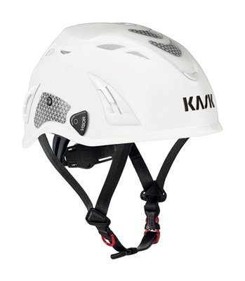 Elmetto casco da lavoro PLASMA HI VIZ - EN 397 - bianco giallo rosso verde blu nero, ColoreBianco - Kask