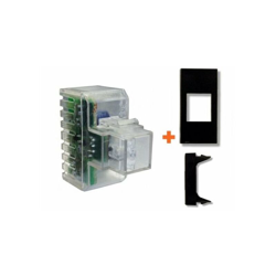 Fanton - Lampada notturna frutto incasso segna passo led legrand vela nera nero small características