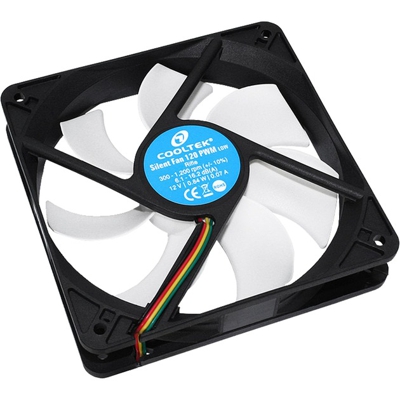 Silent Fan 120 PWM Computer case Ventilatore 12 cm Nero, Bianco, Ventola