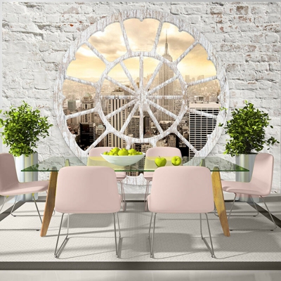 Artgeist - Fotomurale - New York: una vista attraverso la finestra - 350x245