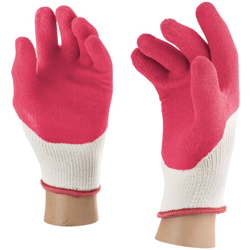 Rostaing - GUANTO COTONE/POLIESTERE RIVESTITO LATTICE T8 FUSHIA RS características