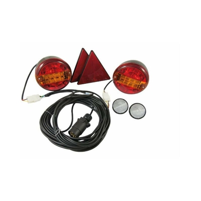 Kit luci a led rotonde per rimorchi 10 mt + 4 mt - LEM SELECT