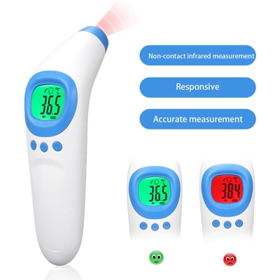 Termometro a infrarossi, senza contatto, spedito senza batteria, TG818D - ASUPERMALL