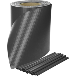65m x 19cm Recinzione frangivento antracite giardino PVC resistente vento rotolo - ECD GERMANY precio
