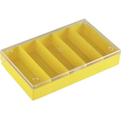 Scatola minuteria (L x L x A) 164 x 31 x 101 mm Scomparti: 5 suddivisione fissa 1 pz. - Hüfner Dübel