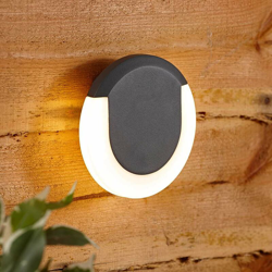Biard - Crescent Halo Applique Circolare per Pareti Esterne con LED da 7.5W - Grigio características