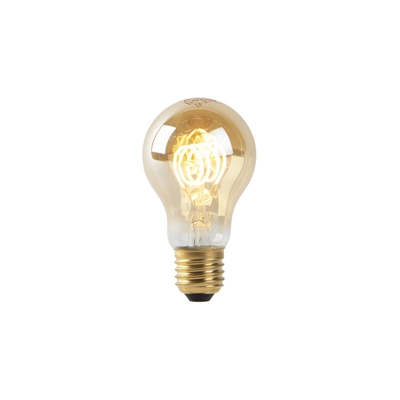 Lampadina LED E27 4W 2200K filamento spirale oro dimm - Luedd