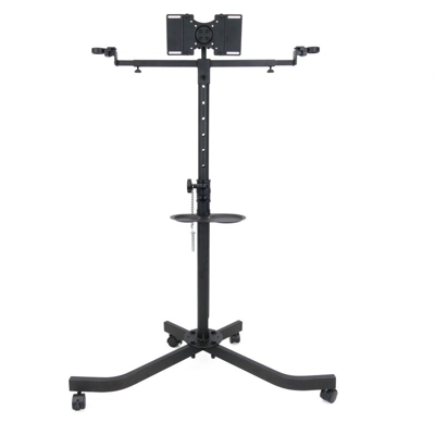 BeMatik - Supporto TV porta con ruote per schermo piatto 10'-32' compatibile VESA