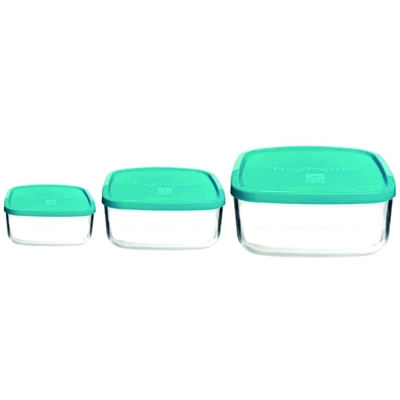CONTENITORE FRIGOVERRE QUADRATO 22X22 - Bormioli