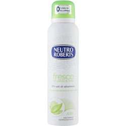 Roberts Deodorante Spray Fresco Tè Verde E Lime 150Ml - NEUTRO ROBERTS en oferta