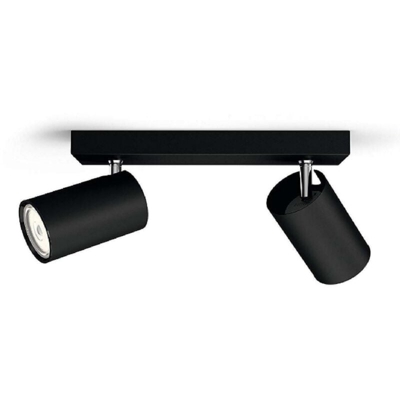 Philips Consumer Spot Da Soffitto Kosipo 2Xgu10 Colore Nero 50592/30/Pn 5059230Pn