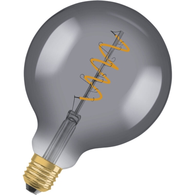LED (monocolore) Classe energetica: A (A++ - E) 1906LEDGLOBE 5W 4058075269989 E27 Potenza: 5 W Bianco caldo - Osram
