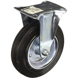 Ruota Gommata Con Base Fissa Qf-A04 Mm. 200X49 - BLINKY características