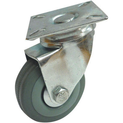 China- - Ruota Gommata C/Piastra D. Mm.50** 1 Pz