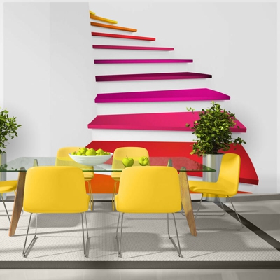 Artgeist - Fotomurale - Scale arcobaleno - 350x245