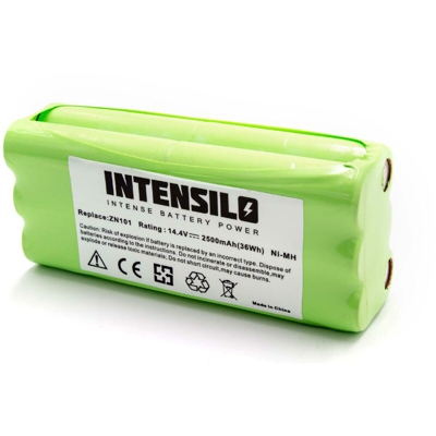 INTENSILO NiMH batteria 2500mAh (14.4V) per robot aspirapolvere home cleaner robot lavapavimenti Sichler PCR-1550M, Puppyoo V-M600, VBot T270