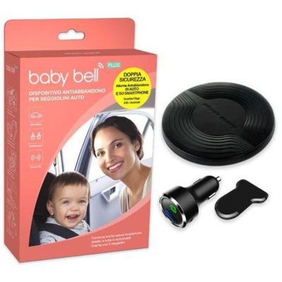 DISPOSITIVO ANTIABBANDONO 12V PER SEGGIOLINI IN AUTO COMPATIBILE CON IOS E ANDROID ITBBSA1 BABYBELLPLUS - Elettroservice
