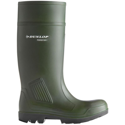 Dunlop - Stivali Purofort Propour S5, Ci, T. 47, Verde / Nero