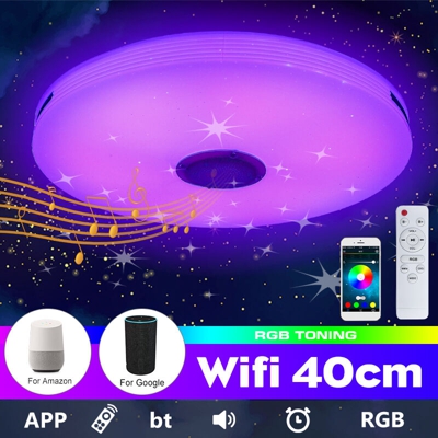 Augienb - Plafoniera a LED WIFI RGB Bluetooth Music Lamp Dimmerabile APP