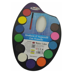 TAVOLOZZA 12 ACQUERELLI CON PENNELLINO - Maury's características
