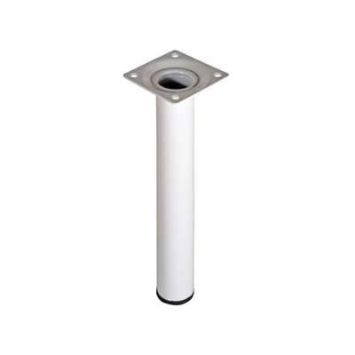 Piede Tondo Bianco 30 x 300 mm - MASIDEF