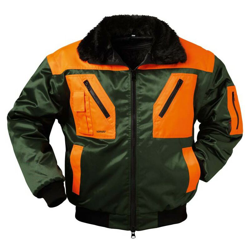 Norway Protection - Giacca Pilot Uomini Rougedorn, Taglia L, Verde / Arancione en oferta