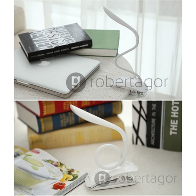 Lampada da tavolo touch pinza scrivania 14 led casa 3 luminositÀ snodabile - ROBERTAGOR