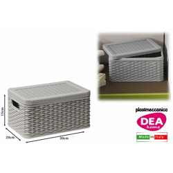 Plastmeccanica - SCATOLA DECORA S GRIGIO MASTER - BIGHOUSE IT características