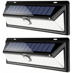 2x Lampada solare LED Luce solare lampada da giardino lampada da parete - Monzana precio