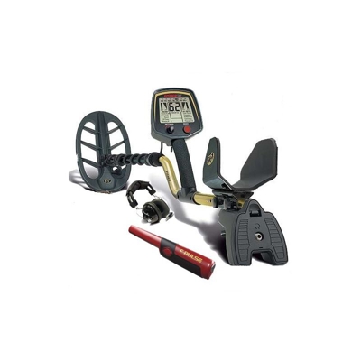 Metal Detector - Fisher F75+ Piastra Ellittica 11' DD Pinpointer F-Pulse Cuffie Metaldetector