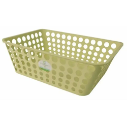 CESTO RETT.RE PORTAOGGETTI MODULA CM.42X29X13h VERDE PALLIDO - BIGHOUSE IT características