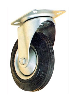 China- - Ruota Industriale Con Piastra Girevole D.100 Export 1 Pz