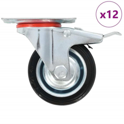Vidaxl - Ruote Girevoli 12 pz 75 mm precio