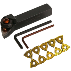 Asupermall - Titolare Wwlnr1616H08 16X100Mm Tornio Tournant Outil + 10Pcs Wnmg0804 Inserti + 2 Pezzi Chiavi en oferta