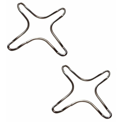 Eurostore07 - 2 PZ RIDUZIONE GRIGLIA CUCINA GAS COLORE INOX UNIVERSALE CAFFE CM 16 X 16 MEDIA en oferta
