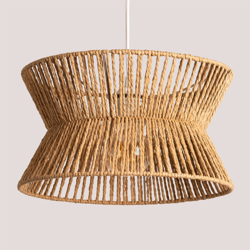 Lampada da soffitto Bonny in carta intrecciata NATURAL - Sklum precio