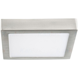 Kanlux - pannello led parete soffitto 1 luce 15000 ore 18 watt 220-240 volt CE IP20 alluminio bianco naturale grigio interno quadrato kan 27213 en oferta