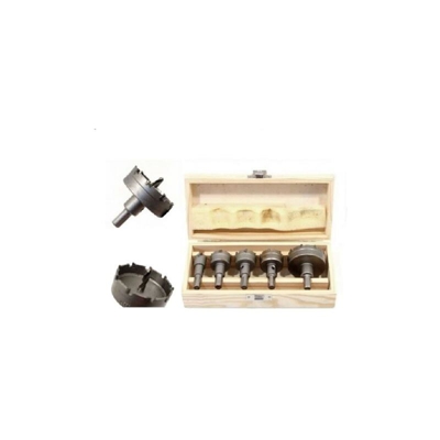 Kit Di 5 Frese A Tazza Hss Denti In Metallo Duro Da 18 30 32 35 55Mm Per Muro - TP
