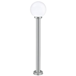 Eglo Palo Da Giardino 1Mt Nisia Con Globo In Vetro Satinato Diametro 20Cm Attacco Grande E27 Grado Di Protezione Ip44 30207 en oferta