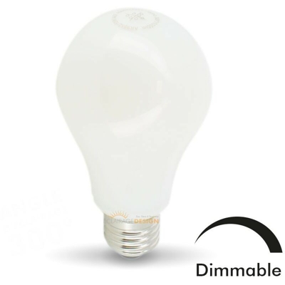 Arum Lighting - Lampadina a LED E27 10W Eq 75W MAT Dimmerabile Vetro | Température de Couleur: Bianco neutro 4000K