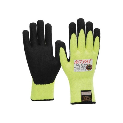 Nitras Safety Products - Protezione Invernale Guanto Taeki5, Lattice-Besch.Taille 9