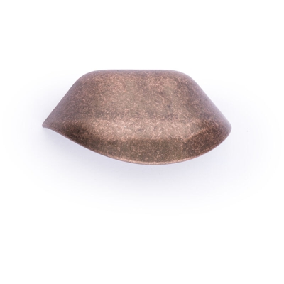Maniglia a conchiglia , Zama, Rame Brunito, 64mm interasse. Marchio REI