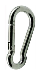 Blinky - Moschettoni In Acciaio Inox Mm. 100 10Pz en oferta