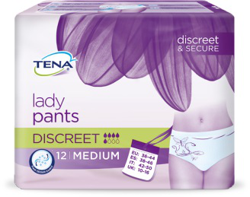 PANNOLONE A MUTANDINA TENA LADY PANTS DISCREET MEDIUM 12 PEZZI precio