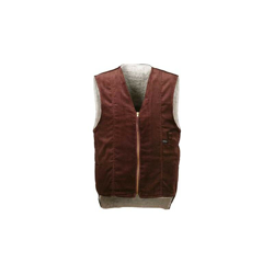 Craftland - Vest, Webfell, Taglia Xl, Marrone en oferta