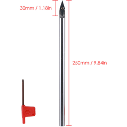 Asupermall - Inserto in metallo duro, gambo tondo, utensile da tornio precio