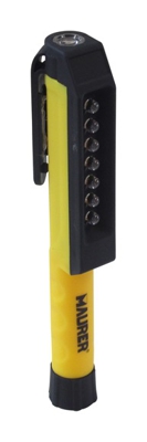 Torcia A Batteria 8 Led Con Calamita "Smart Clip" Lampada Meccanico Lampadina - OX