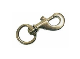 Stamperia Carcano Giuseppe - MOSCHETTONE GUIDE OTTONE LUCIDO 3/4' Pz.2 GEMAC